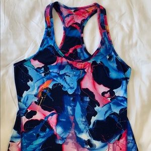 Athleta Multicolor Racerback Tank